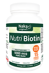 Nutri Biotin 5000mcg 60 + 15 capsules