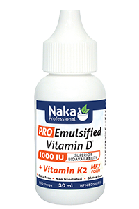 Líquido Pro emulsionado de vitamina D + K2