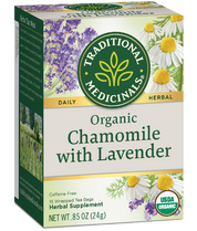 Camomila Orgânica Com Lavanda 16 sacos Medicinais Tradicionais