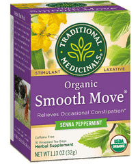 Organic Smooth Move Tea Senna/Peppermint Traditional Medicinals